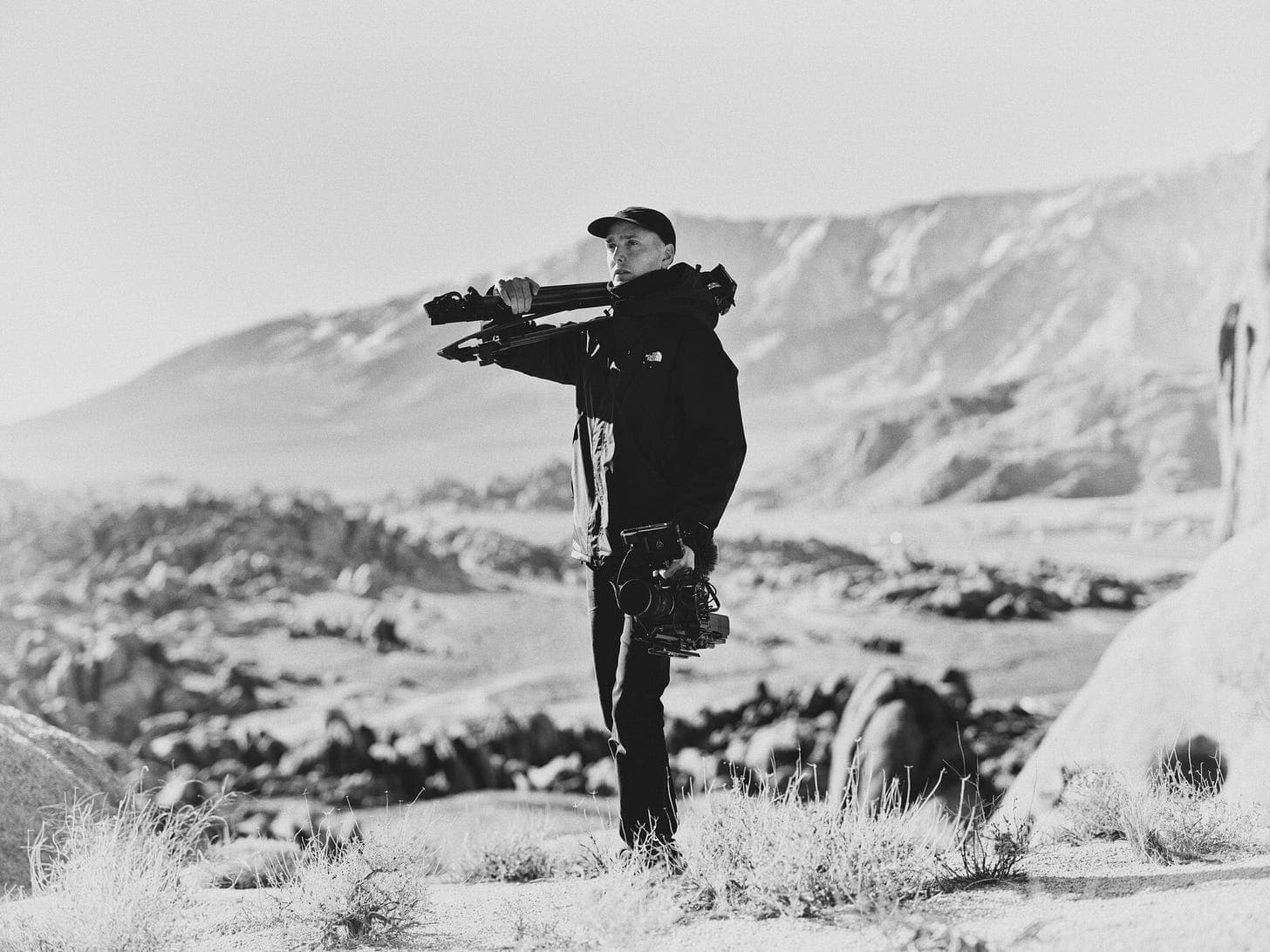 He knew when to stay, until the light faded
